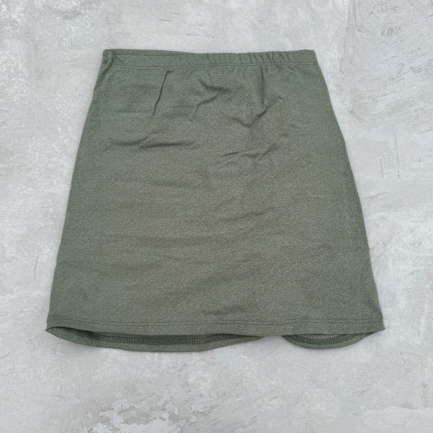 Seashore Textured Fern Green Hooked On You Skirt-1