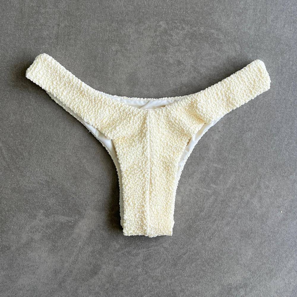 Buttercream Beehive Textured Bia Bikini Bottom-1