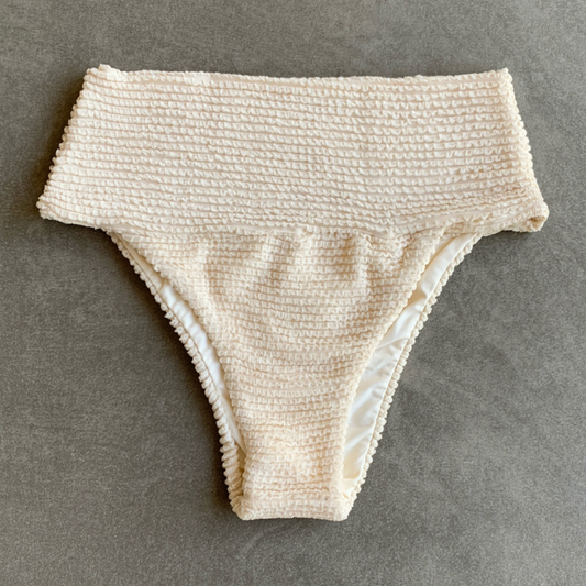 Pearl Textured Olga Bikini Bottom-0