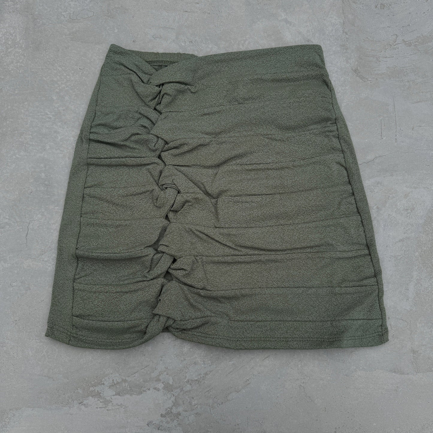 Seashore Textured Fern Green Hooked On You Skirt-0