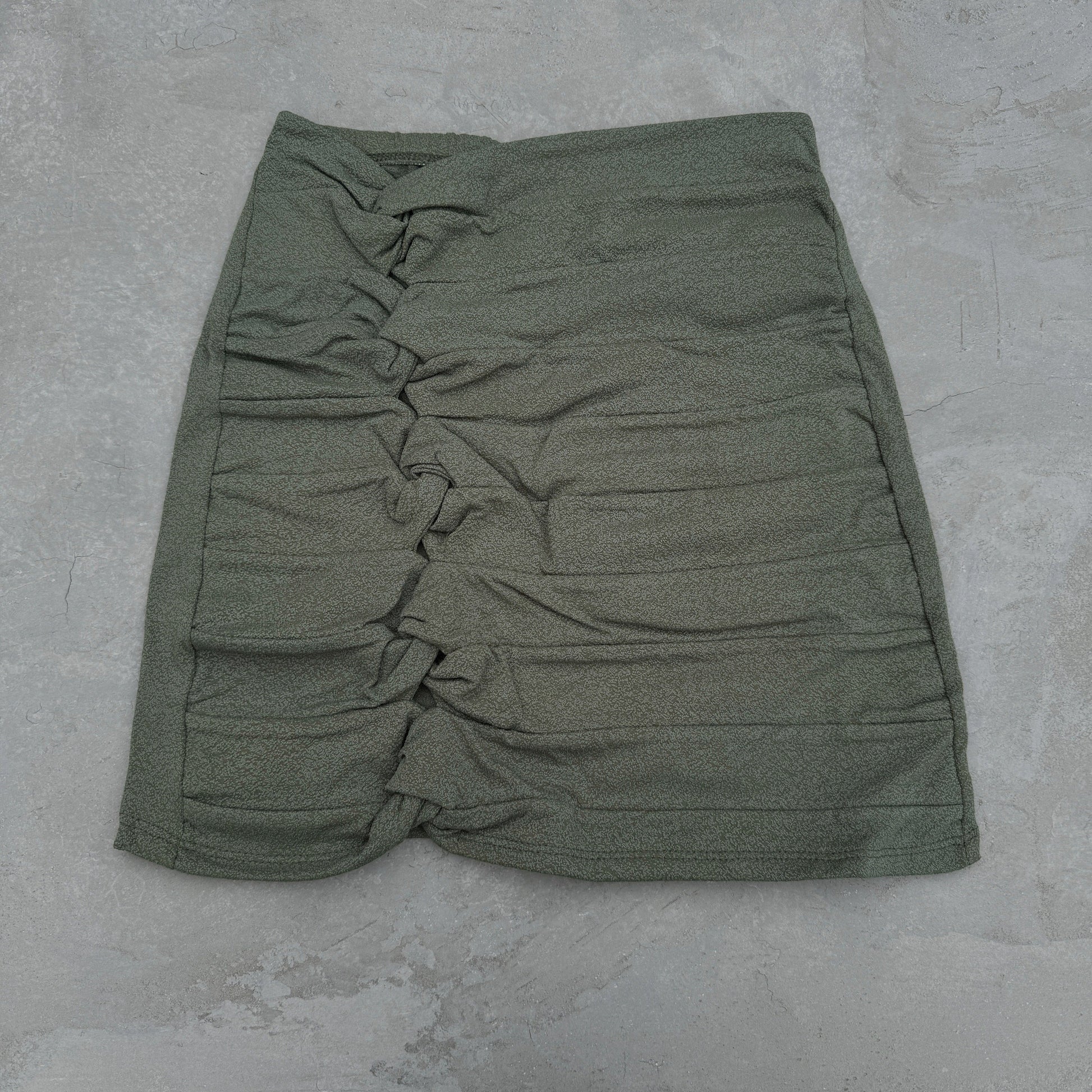 Seashore Textured Fern Green Hooked On You Skirt-0