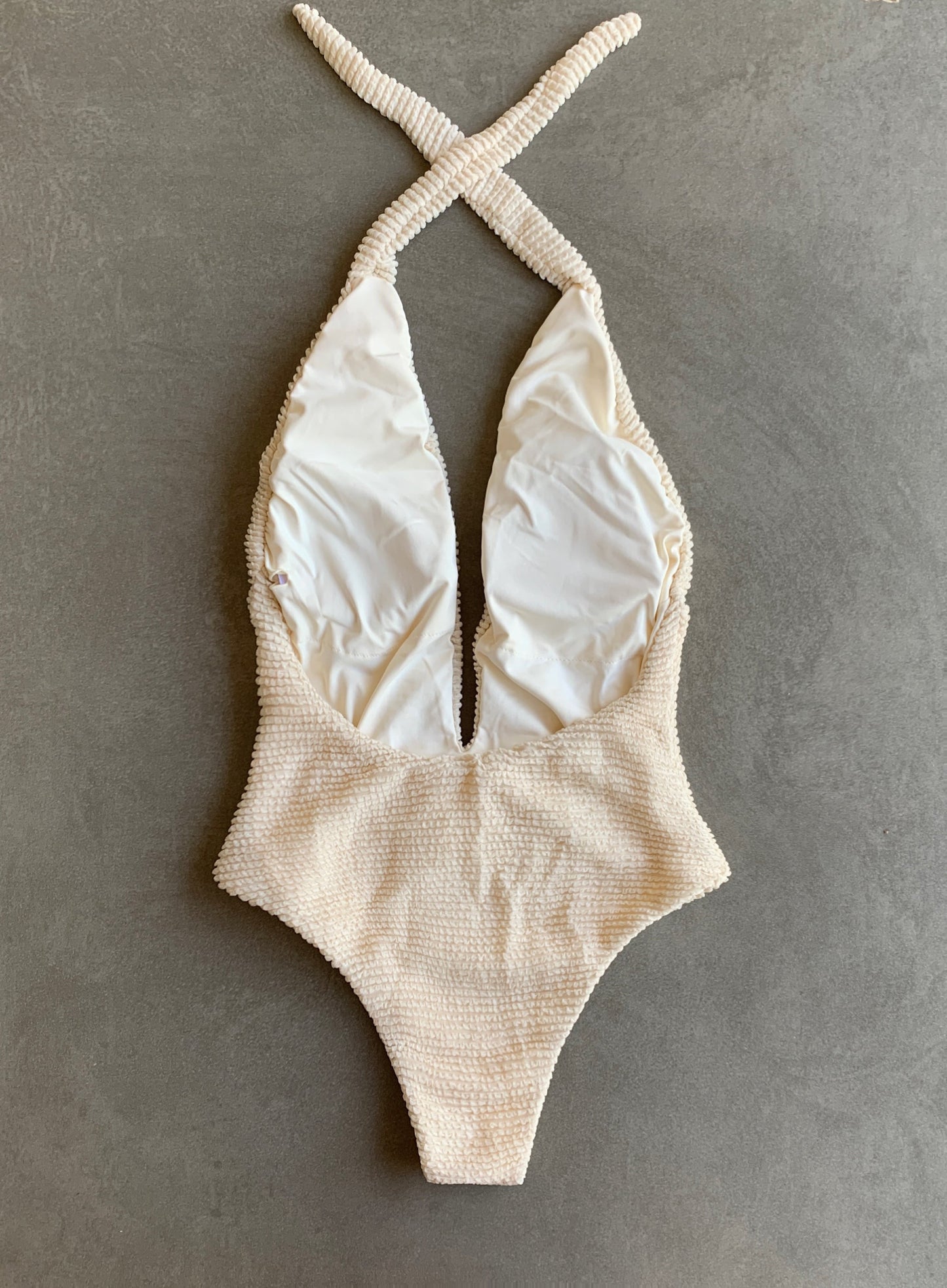 Pearl Textured Samira One Piece Swimwear-1