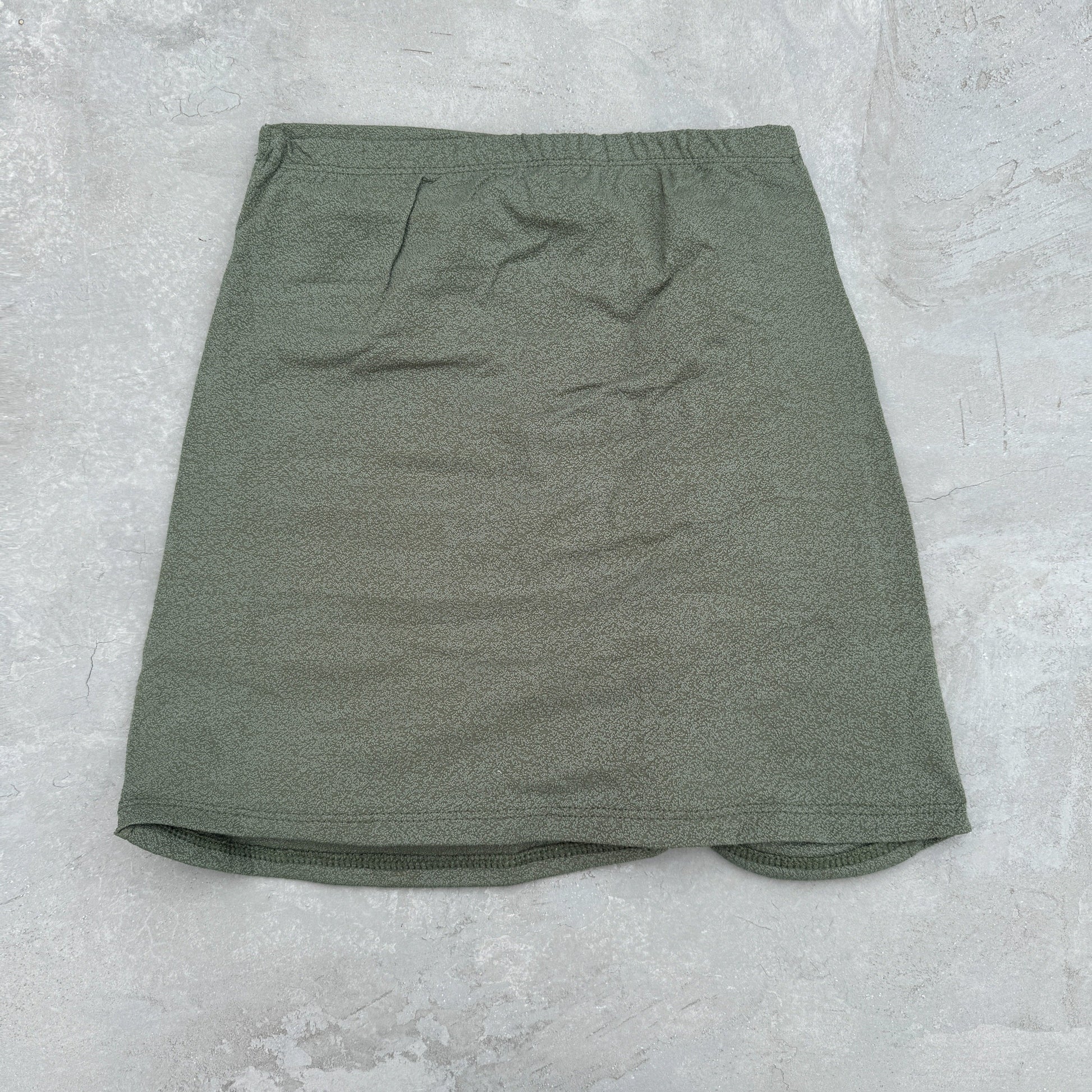 Seashore Textured Fern Green Hooked On You Skirt-1