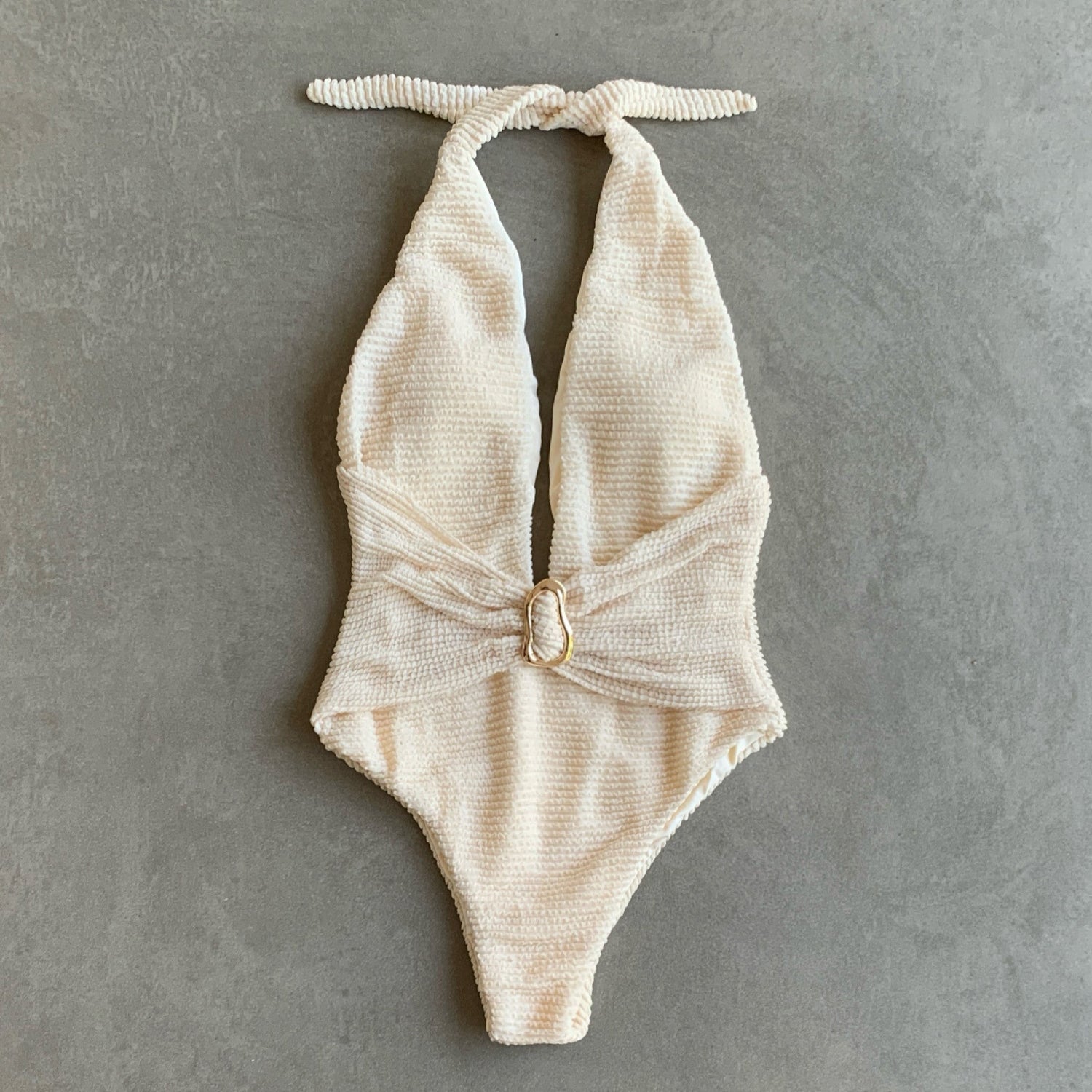 Pearl Textured Samira One Piece Swimwear-0