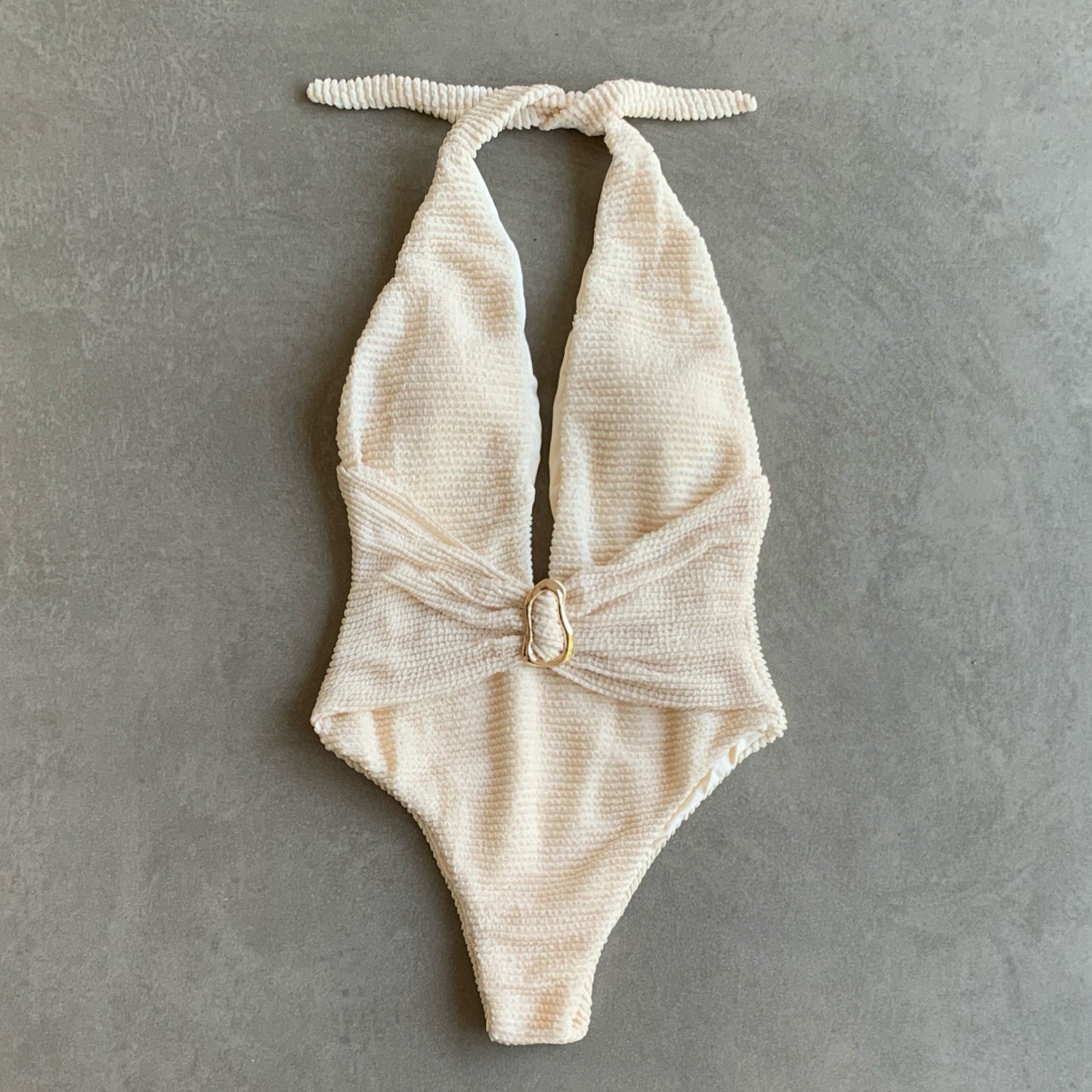 Pearl Textured Samira One Piece Swimwear-0