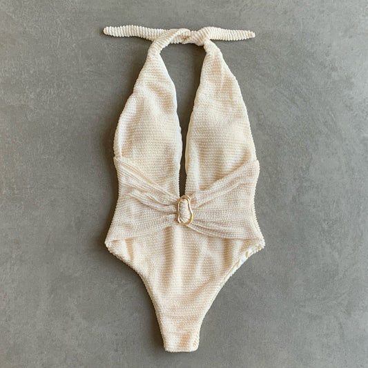 Pearl Textured Samira One Piece Swimwear-0